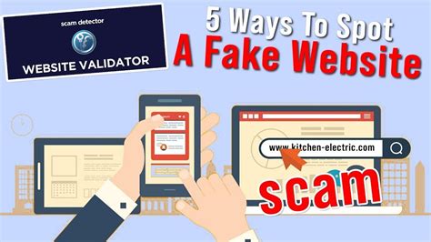 how to find a fake website